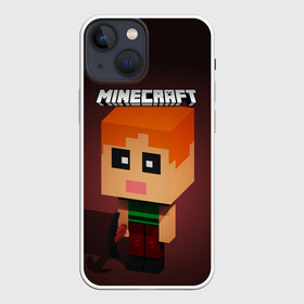 Чехол для iPhone 13 mini с принтом MINECRAFT | МАЙНКРАФТ (Z) ,  |  | block | creeper | cube | minecraft | minecraft nature | minecraft skin | minectaft skins | mobs | pixel | tnt | underground | блок | геометрия | крафт | крипер | кубики | майнкрафт | пиксели | тнт