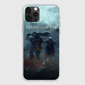 Чехол для iPhone 12 Pro с принтом Darksiders | Гнев Войны (Z) , силикон | область печати: задняя сторона чехла, без боковых панелей | azrael | darksiders | darksiders 2 | darksiders 3 | griever | silitha | tiamat | ulthane | vulgrim | wrath of war | всадник апокалипсиса | гнев войны | обугленный совет | руина | ультэйн | чёрный молот