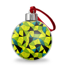 Ёлочный шар с принтом Гранжевый яркий зеленый  , Пластик | Диаметр: 77 мм | абстрактный | гранжевая текстура | зеленый | летний | молодежный | современный | ярко желтый