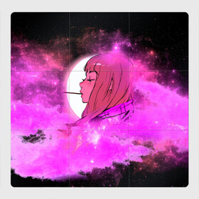 Магнитный плакат 3Х3 с принтом Аниме Девушка | Розовый Космос , Полимерный материал с магнитным слоем | 9 деталей размером 9*9 см | Тематика изображения на принте: anime | cloud | girl | japan | moon sky | pink | senpai | space | аниме | анимэ | девочка | девушка | космос | краска | кровь | луна | мульт | самурай | символ | тян | япония