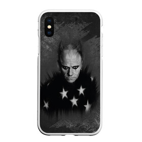 Чехол для iPhone XS Max матовый с принтом Keith Charles Flint | Кит Флинт (Z) , Силикон | Область печати: задняя сторона чехла, без боковых панелей | keith charles flint | prodigy | the prodigy | альтернативный дэнс | бигбит | брейкбит | кит флинт | лиам хоулетт | продиги | продиджи | продиди | техно | электроник рок | электропанк