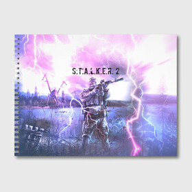 Альбом для рисования с принтом S.T.A.L.K.E.R. 2 | С.Т.А.Л.К.Е.Р. 2 (Z) , 100% бумага
 | матовая бумага, плотность 200 мг. | Тематика изображения на принте: chernobyl | pripyat | s.t.a.l.k.e.r. 2 | shadow of chernobyl | stalker | stalker 2 | воля | меченый | припять | свобода | свобода воля | сталкер | сталкер 2 | тени чернобыля | чернобыль