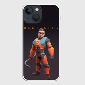 Чехол для iPhone 13 mini с принтом FREEMAN | ФРИМАН | HALF LIFE (Z) ,  |  | aperture laboratories | black mesa | gordon freeman | half life | half life 3 | valve | блэк меса | вэлв | гордон фриман | халф лайф