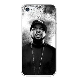 Чехол для iPhone 5/5S матовый с принтом Ice Cube | Айс Куб (Z) , Силикон | Область печати: задняя сторона чехла, без боковых панелей | Тематика изображения на принте: ice cube | oshea jackson | rap | айс куб | айс кьюб | реп | репер | рэпер | хип хоп