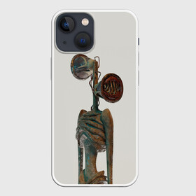 Чехол для iPhone 13 mini с принтом СИРЕНОГОЛОВЫЙ | ХОРРОР ,  |  | siren head | гуманоид | игра | монстр | сиреноголовый | существо | хоррор