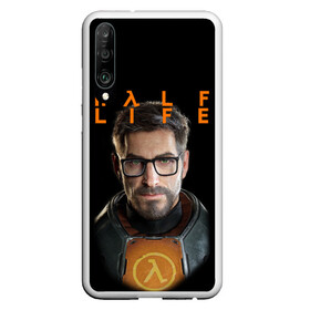 Чехол для Honor P30 с принтом HALF-LIFE | FREEMAN | ФРИМАН (Z) , Силикон | Область печати: задняя сторона чехла, без боковых панелей | aperture laboratories | black mesa | gordon freeman | half life | half life 3 | valve | блэк меса | вэлв | гордон фриман | халф лайф