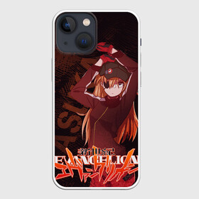 Чехол для iPhone 13 mini с принтом Аска Евангелион ,  |  | Тематика изображения на принте: evangelion | neon genesis evangelion | аска | евангелион | лэнгли | пилот | сорью