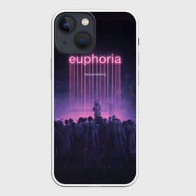 Чехол для iPhone 13 mini с принтом Что нибудь почувствуй ,  |  | euphoria | serial | джулс | зендея | ру беннетт | сериал | сериалы | хантер шефер | эйфория