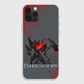 Чехол для iPhone 12 Pro Max с принтом Darksiders | Гнев Войны (Z) , Силикон |  | Тематика изображения на принте: azrael | darksiders | darksiders 2 | darksiders 3 | griever | silitha | tiamat | ulthane | vulgrim | wrath of war | всадник апокалипсиса | гнев войны | обугленный совет | руина | ультэйн | чёрный молот