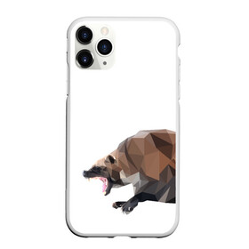 Чехол для iPhone 11 Pro Max матовый с принтом Росомаха , Силикон |  | Тематика изображения на принте: животное | зверь | злость | куница | медведь | милое животное | полигональный | росомаха | собака