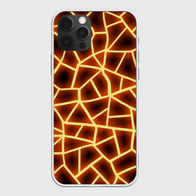 Чехол для iPhone 12 Pro Max с принтом Огненная геометрия , Силикон |  | 3д | abstract | fire | flame | geometry stripes | neon | polygonal | абстрактная геометрия | геометрические фигуры | линии | мозаика | неон | огонь | орнамент | пламя | полигон | полосы | светящиеся | текстура | треугольники