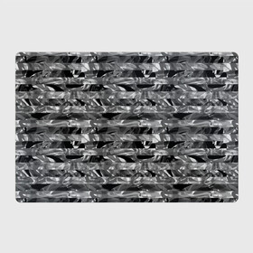 Магнитный плакат 3Х2 с принтом Черно -белый полосатый узор , Полимерный материал с магнитным слоем | 6 деталей размером 9*9 см | абстрактный | молодежный | монохромный | полосатый узор | полосы | современный | черный и белый