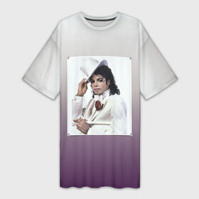 Платье-футболка 3D с принтом Майкл Джексон навсегда ,  |  | forever young | michael jackson | король | майкл джексон | поп музыка