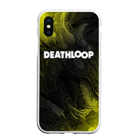 Чехол для iPhone XS Max матовый с принтом Deathloop - Hyperbeast , Силикон | Область печати: задняя сторона чехла, без боковых панелей | death | deathloop | game | games | hyperbeast | loop | дэслуп | дэт | дэтлуп | знак | игра | игры | лого | луп | мертвая | пелтя | символ