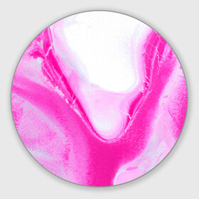 Коврик для мышки круглый с принтом Жидкий пурпур , резина и полиэстер | круглая форма, изображение наносится на всю лицевую часть | абстрактное | жидкий | искусство | пурпур | сирень