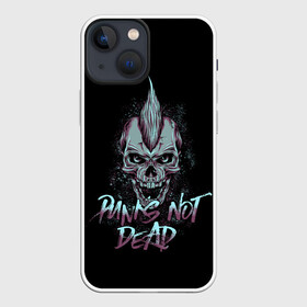 Чехол для iPhone 13 mini с принтом Панк скелет ,  |  | alternative | music | punk | punks not dead | rock | альтернатива | музыка | панк | панки не умерают | панкс нот дэд | рок