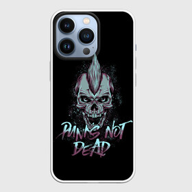 Чехол для iPhone 13 Pro с принтом Панк скелет ,  |  | alternative | music | punk | punks not dead | rock | альтернатива | музыка | панк | панки не умерают | панкс нот дэд | рок