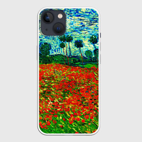 Чехол для iPhone 13 с принтом Поле с маками, Ван Гог ,  |  | art | van gogh | vincent van gogh | абстракционизм | арт | ван гог | винсент ван гог | деревья | импрессионизм | искусство | картина | картины маслом | краски | маки | небо | поляна | природа | провинция | рисунок