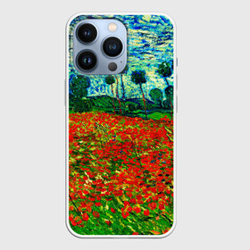 Чехол для iPhone 13 Pro с принтом Поле с маками, Ван Гог ,  |  | art | van gogh | vincent van gogh | абстракционизм | арт | ван гог | винсент ван гог | деревья | импрессионизм | искусство | картина | картины маслом | краски | маки | небо | поляна | природа | провинция | рисунок