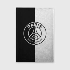 Обложка для автодокументов с принтом ФК ПСЖ / PSG BLACK & WHITE , натуральная кожа |  размер 19,9*13 см; внутри 4 больших “конверта” для документов и один маленький отдел — туда идеально встанут права | paris saint germain | psg | saint | sport | париж | псг | спорт | футбол