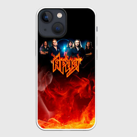 Чехол для iPhone 13 mini с принтом Ария в огне ,  |  | aria | arthur berkut | heavy metal | mikhail zhitnyakov | rock group | valery kipelov | ария | артур беркут | валерий кипелов | виталий дубинин | владимир холстинин | кипелов | маврин | максим удалов | мастер | михаил житняков