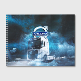 Альбом для рисования с принтом Volvo truck , 100% бумага
 | матовая бумага, плотность 200 мг. | truck | trucks | volvo | volvo truck | volvo грузовик | вольво | вольво грузовик | грузовик | грузовики | дальнобои | дальнобой | дальнобойщик | фура | фуры