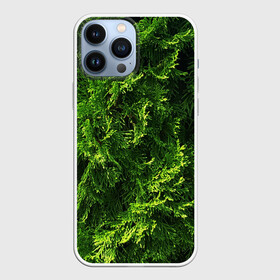 Чехол для iPhone 13 Pro Max с принтом Хвойная масса ,  |  | Тематика изображения на принте: art | елка | зелень | растение | хвойник