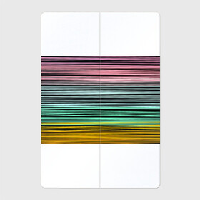 Магнитный плакат 2Х3 с принтом Модный полосатый узор  , Полимерный материал с магнитным слоем | 6 деталей размером 9*9 см | желтый | модный | молодежный | разноцветные линии | разноцветный полосатый | розовый | салатовый | современный