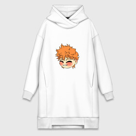 Платье-худи хлопок с принтом Чиби Хината ,  |  | haikyu | kawaii | аниме | волейбол | хината | чиби