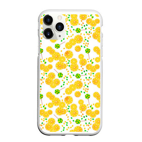 Чехол для iPhone 11 Pro матовый с принтом Лимонная карамель  , Силикон |  | Тематика изображения на принте: детский | карамель | конфеты | лимон | лимонный узор | малышам | сладости | чупа чупс