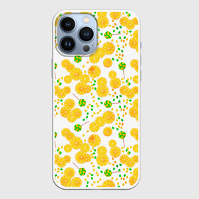 Чехол для iPhone 13 Pro Max с принтом Лимонная карамель ,  |  | Тематика изображения на принте: детский | карамель | конфеты | лимон | лимонный узор | малышам | сладости | чупа чупс