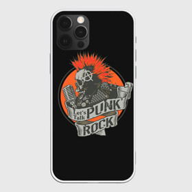 Чехол для iPhone 12 Pro Max с принтом Punk Rock , Силикон |  | alternative | music | punk | punks not dead | rock | альтернатива | музыка | панк | панки не умерают | панкс нот дэд | рок