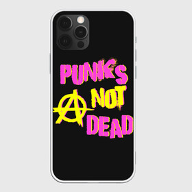 Чехол для iPhone 12 Pro Max с принтом Панк анархия , Силикон |  | alternative | music | punk | punks not dead | rock | альтернатива | музыка | панк | панки не умерают | панкс нот дэд | рок