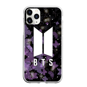 Чехол для iPhone 11 Pro Max матовый с принтом BTS BUTTERFLIES | БАБОЧКИ , Силикон |  | bts | j pop | jhope | jimin | jin | jungkook | kpop | music | nct | pop | pop idols | suga | v | айдолы | бтс | идолы | к поп | корейская музыка | нст | поп | попса | чимин