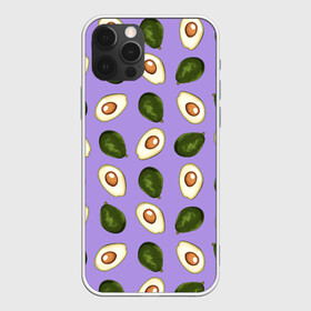 Чехол для iPhone 12 Pro с принтом Авокадо паттерн , силикон | область печати: задняя сторона чехла, без боковых панелей | avocado | авокадо | авокадо паттерн | авокадо с косточкой | еда | зеленый | косточка | овощ | орнамент | паттерн | полезное питание | узор | фиолетовый