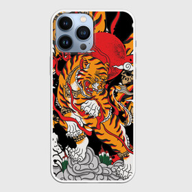 Чехол для iPhone 13 Pro Max с принтом Самурайский тигр ,  |  | воин | год тигра | закат | крупная кошка | полосы | тигр | тигриная лапа | хищник