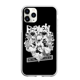 Чехол для iPhone 11 Pro матовый с принтом Baby Metal Negative , Силикон |  | alternative | baby metal | babymetal | metall | music | rock | альтернатива | каваий метал | металл | моа кикути | музыка | рок | судзука накамото | юи мидзуно