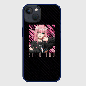 Чехол для iPhone 13 с принтом Zero Two в квадрате ,  |  | darling | darling in the franxx | zero two | вайфу | зеро ту | код 002 | любимый во франксе | франкс