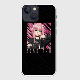 Чехол для iPhone 13 mini с принтом Zero Two в квадрате ,  |  | darling | darling in the franxx | zero two | вайфу | зеро ту | код 002 | любимый во франксе | франкс