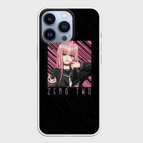 Чехол для iPhone 13 Pro с принтом Zero Two в квадрате ,  |  | darling | darling in the franxx | zero two | вайфу | зеро ту | код 002 | любимый во франксе | франкс