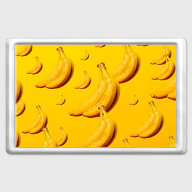 Магнит 45*70 с принтом Банановый рай , Пластик | Размер: 78*52 мм; Размер печати: 70*45 | банановый | бананы | желтый | кожура | фрукты