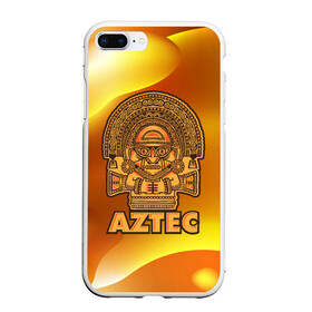 Чехол для iPhone 7Plus/8 Plus матовый с принтом Aztec Ацтеки , Силикон | Область печати: задняя сторона чехла, без боковых панелей | ацтеки | ацтекская империя | индеец | индейцы | символ | фигурка