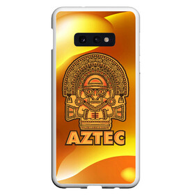 Чехол для Samsung S10E с принтом Aztec Ацтеки , Силикон | Область печати: задняя сторона чехла, без боковых панелей | Тематика изображения на принте: ацтеки | ацтекская империя | индеец | индейцы | символ | фигурка