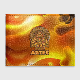 Обложка для студенческого билета с принтом Aztec Ацтеки , натуральная кожа | Размер: 11*8 см; Печать на всей внешней стороне | Тематика изображения на принте: ацтеки | ацтекская империя | индеец | индейцы | символ | фигурка
