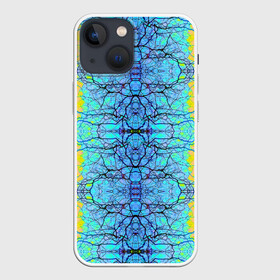 Чехол для iPhone 13 mini с принтом Психоделика ,  |  | ветки | желтый | психоделика | узор | этно