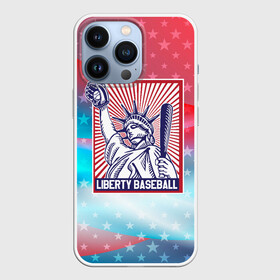 Чехол для iPhone 13 Pro с принтом Бейсбол Liberty city ,  |  | baseball | liberty | usa | бейсбол | либерти | либерти ситти