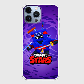 Чехол для iPhone 13 Pro Max с принтом Ninja Ash Brawl Stars Эш ,  |  | Тематика изображения на принте: ash | brawl | brawl stars | brawlstars | brawl_stars | аш | бравл | бравлстарс | эш