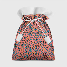 Подарочный 3D мешок с принтом Леопардовый принт на розовом , 100% полиэстер | Размер: 29*39 см | Тематика изображения на принте: абстракция | африканский | леопардовые пятна | леопардовый принт | розовый | сафари