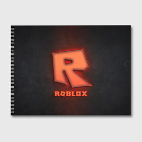Альбом для рисования с принтом ROBLOX NEON RED , 100% бумага
 | матовая бумага, плотность 200 мг. | neon | roblox | игра | компьютерная игра | логотип | неон | онлайн | онлайн игра | роблакс | роблокс