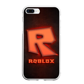 Чехол для iPhone 7Plus/8 Plus матовый с принтом ROBLOX NEON RED , Силикон | Область печати: задняя сторона чехла, без боковых панелей | neon | roblox | игра | компьютерная игра | логотип | неон | онлайн | онлайн игра | роблакс | роблокс